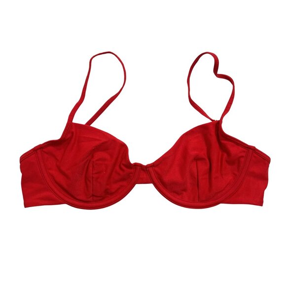 Asta Resort Tiffany Bikini Top in Cherry Red - Picture 1 of 4